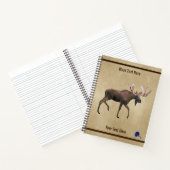 Carnet Bull Moose Sur Ancien Papier (Intérieur)