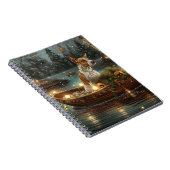 Carnet Bull Terrier Noël Festive Voyage (Côté Droit)