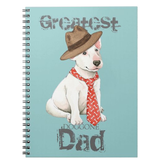 Carnet Bull Terrier Papa (Devant)