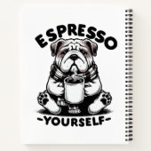 Carnet Bulldog au café chaud (Dos)