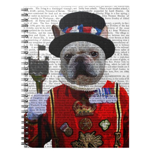 Carnet Bulldog Beefeater (Devant)