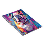 Carnet Bulldog coloré (Côté Droit)