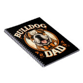 Carnet Bulldog Dad – Cute Vintage Bulldog Father’s Day (Côté Droit)