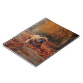 Carnet Bulldog en automne Feuilles automne Inspire (Côté gauche)