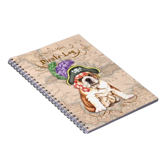 Carnet Bulldog Pirate (Côté Droit)