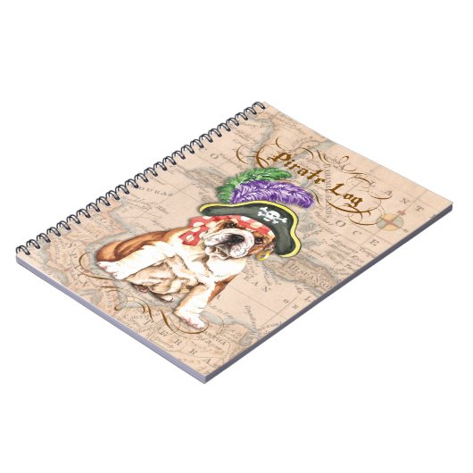 Carnet Bulldog Pirate (Côté gauche)