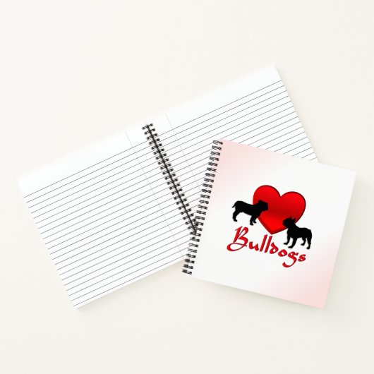 Carnet Bulldogs de coeur (Intérieur)