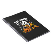 Carnet Bulldozer fantôme Halloween Boo Dozer_1 (Côté Droit)