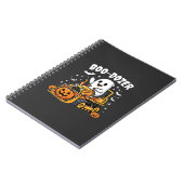 Carnet Bulldozer fantôme Halloween Boo Dozer_1 (Côté gauche)