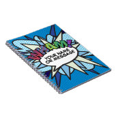 Carnet Bulle de dialogue personnalisée rétro drôle modern (Côté Droit)