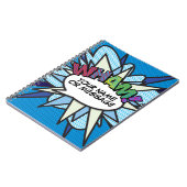 Carnet Bulle de texte personnalisée rétro de plaisir mode (Côté gauche)