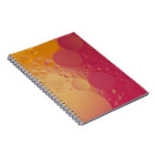 Carnet Bulle numérique rose et orange (Côté Droit)