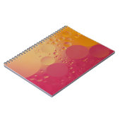 Carnet Bulle numérique rose et orange (Côté gauche)