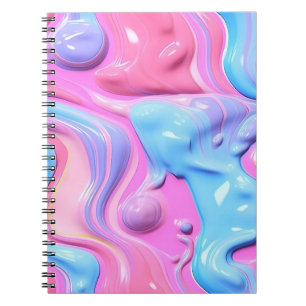 Carnet Bulle plastique brillante Abstraite