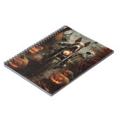 Carnet Bulle Terrier Riding Moto Halloween effrayant (Côté gauche)