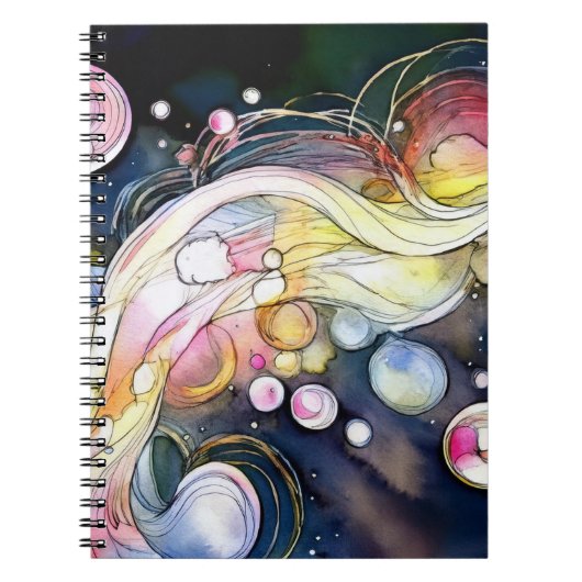 Carnet Bulles Abstraites (Devant)
