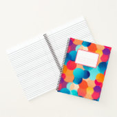 Carnet Bulles colorées Abstraites (Intérieur)