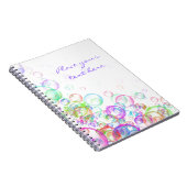 Carnet Bulles de savon (Côté Droit)