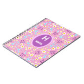 Carnet bulles mignonnes, fleur, arc enfants motif (Côté gauche)