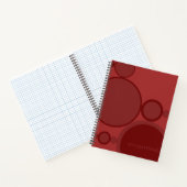 Carnet Bulles rouges support technique abstrait : Vous av (Intérieur)