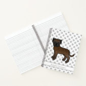 Carnet Bullmastiff Bringé Chien de Dessin Animé Mignon & (Intérieur)