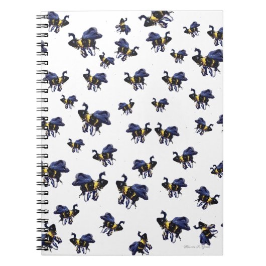 Carnet Bumble Bee Maureen Girard Wings Buzz Spring (Devant)