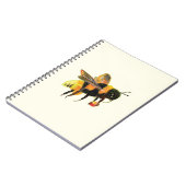 Carnet Bumble Bee transportant du pollen (Côté gauche)