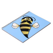 Carnet Bumble Bee with Mustache (Côté gauche)
