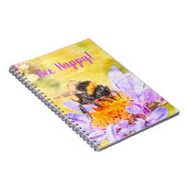 Carnet Bumblebee Sur Fleur (Côté Droit)