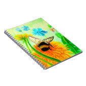 Carnet Bumblebee sur le pandelion (Côté Droit)