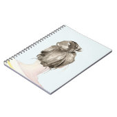 Carnet Bun de noeud de cheveux Brown (Côté gauche)