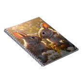 Carnet Bunnies adorables dans la conception des prés de p (Côté Droit)