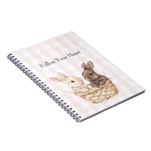 Carnet Bunnies dans un panier (Côté Droit)