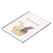 Carnet Bunnies dans un panier (Côté gauche)