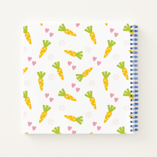 Carnet Bunny Chef Personnalisé Kids Cookbook (Ajouter Pho (Dos)