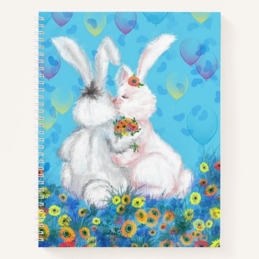 Carnet Bunny couple (Devant)