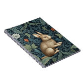 Carnet Bunny dans la forêt Art nouveau (Côté Droit)