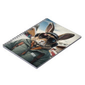 Carnet Bunny de snowboard Whimsical (Côté gauche)