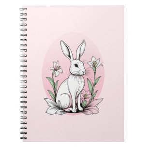 Carnet Bunny et Lilies
