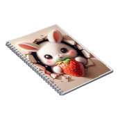 Carnet Bunny fraises (Côté Droit)