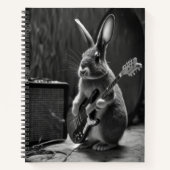 Carnet Bunny Jouer une guitare (Devant)