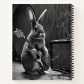 Carnet Bunny Jouer une guitare (Dos)