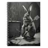 Carnet Bunny Jouer une guitare (Devant)
