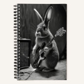 Carnet Bunny Jouer une guitare (Recto)