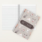 Carnet Bunny mignon lapin illustré lapins (À l'intérieur)
