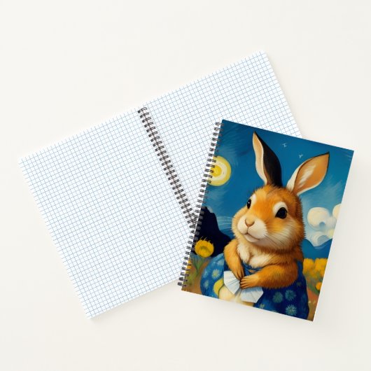 Carnet Bunny Starry Spring (Intérieur)