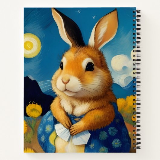 Carnet Bunny Starry Spring (Dos)