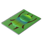 Carnet Bupreste Bleu et Or (Côté gauche)