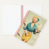 Carnet Bureau Chic Pin-Up Rétro (À l'intérieur)