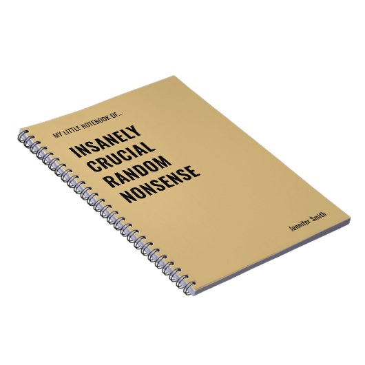 Carnet Bureau de devis ridicule (Côté Droit)